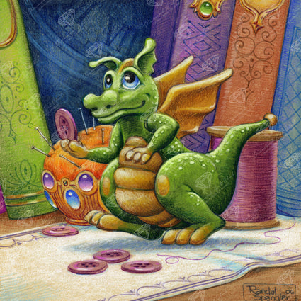 Diamond Painting Cute as a Button 20" x 20" (50.7cm x 50.7cm) / Round with 45 Colors including 2 ABs and 2 Fairy Dust Diamonds / 32,761