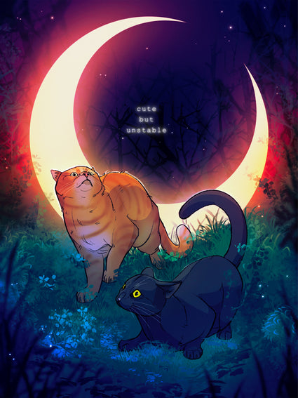 Cute but Unstable — original artwork by Dionne Ong