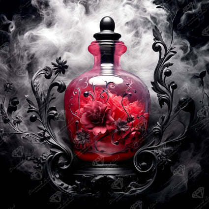 Diamond Painting Dark Bliss 22" x 22" (55.8cm x 55.8cm) / Square with 38 Colors including 1 AB and 2 Fairy Dust Diamonds / 50,176