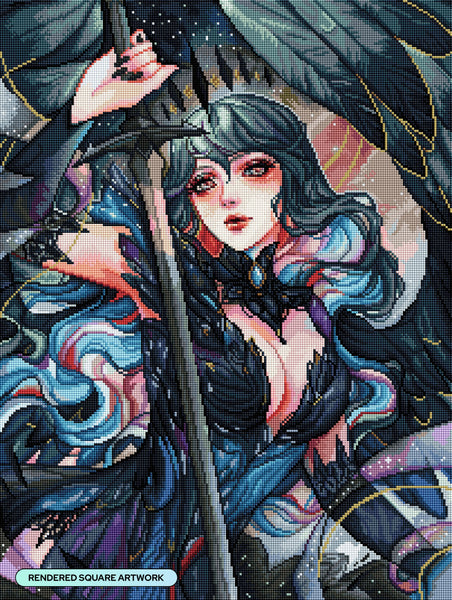ダイヤモンドアートクラブ Dark Lilith Dark Lilith Diamond Painting Kit – Diamond Art Club