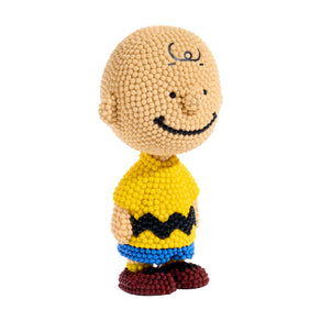 Diamond Painting Dazzle Pals™ - Charlie Brown™ 5" x 2.7" x 2.4" (12.8cm x 7cm x 6.3cm) / Round with 5 Colors / 3,540
