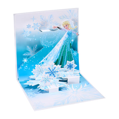 Diamond Painting Diamond Pop Card™ - Frozen™ 5.8" x 5.8" (14.9cm x 14.9cm) / Round with 11 Colors including 1 Special Diamond / 673