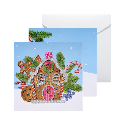 Diamond Painting DIY Christmas Cards (3-Pack) 6" x 6" (15cm x 15cm) / Round