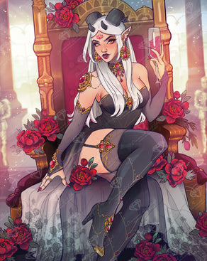 Diamond Painting Ethereal Queen 27.6" x 34.7" (69.9cm x 87.9cm) / Square with 81 Colors including 3 ABs and 6 Fairy Dust Diamonds / 99,193