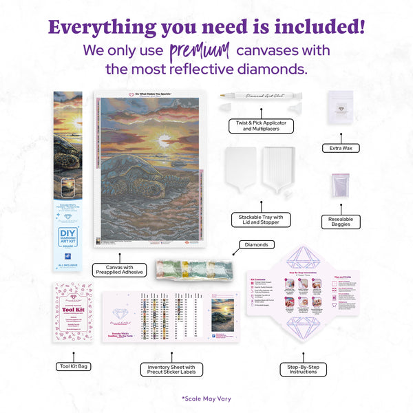 Everyday Witch's Familiars - The Sea Turtle – Diamond Art Club