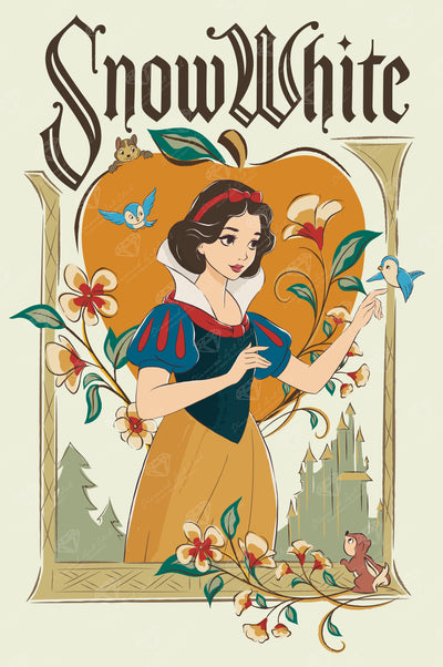 Diamond Painting Fairest of Them All 25.6" x 38.6" (65cm x 97.8cm) / Square with 22 Colors including 1 AB and 4 Fairy Dust Diamonds / 102,573