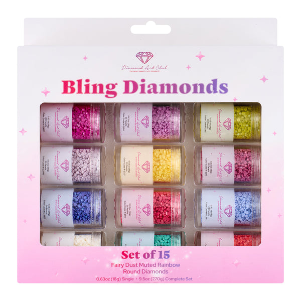 Fairy Dust® - Muted Rainbow Round (Set of 15) – Diamond Art Club