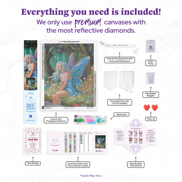 Fairy Lights Diamond Painting Kit – Diamond Art Club