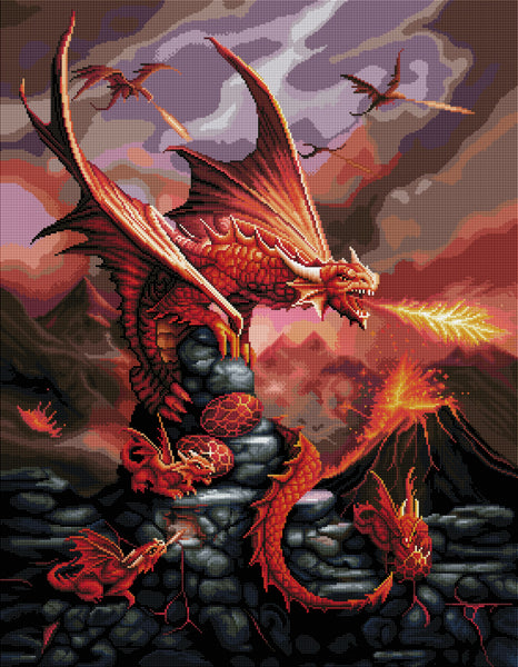 fire-dragon-diamond-art-