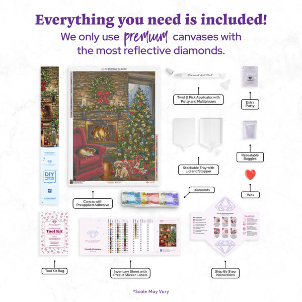 Fireside Christmas – Diamond Art Club