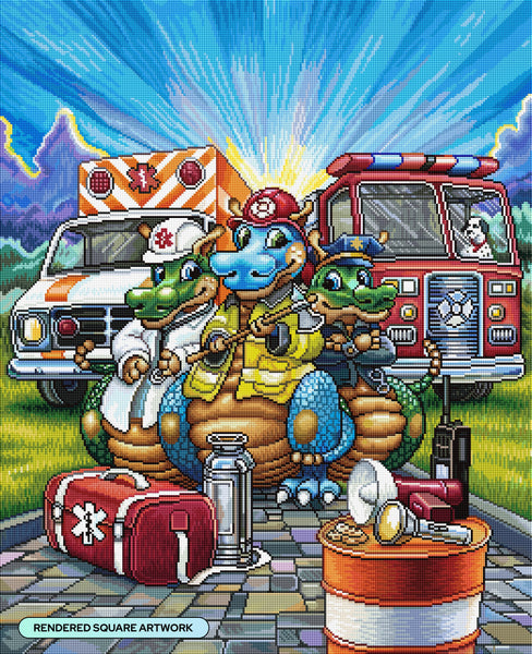 First Response Heroes – Diamond Art Club