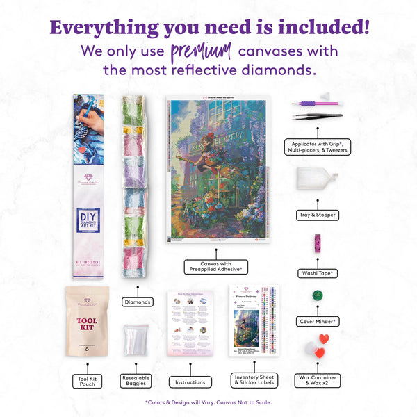 Flower Reflection Diamond Art Kit by Make Market®