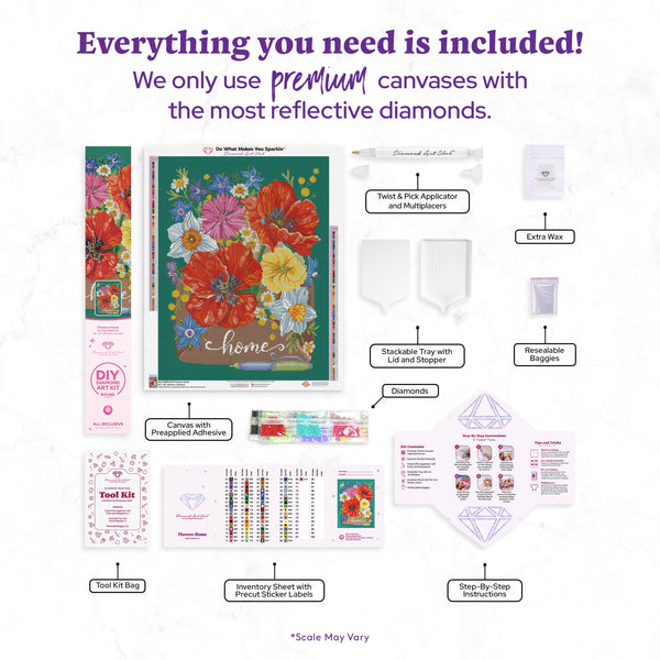 Flowers-Home – Diamond Art Club