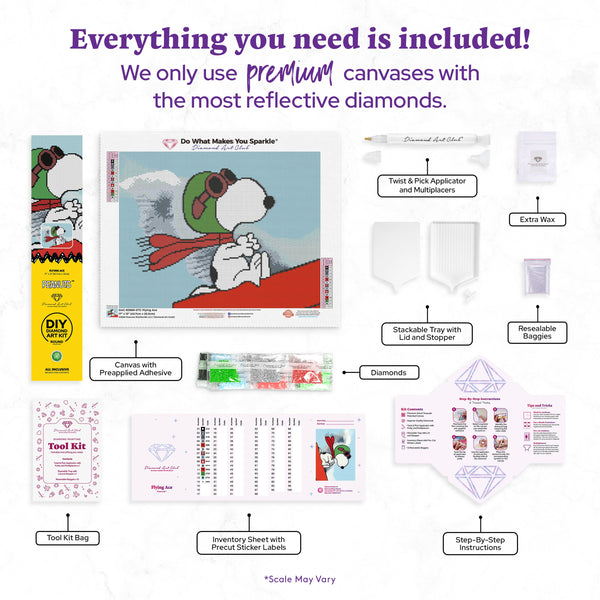 Flying Ace Diamond Painting Kit – Diamond Art Club
