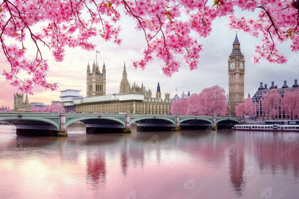 Diamond Painting Fragrance of London 41.3" x 27.6" (104.8cm x 69.9cm) / Square with 69 Colors including 1 AB and 4 Fairy Dust Diamonds / 118,301