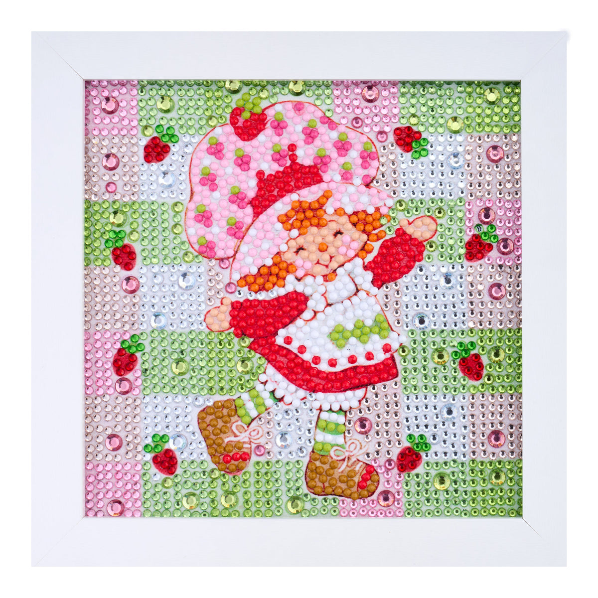 Diamond Painting Frameables™ - Vintage Berry Magic 6" x 6" (15cm x 15cm) / Round with 21 Colors including 13 Iridescent Diamonds / 1,993