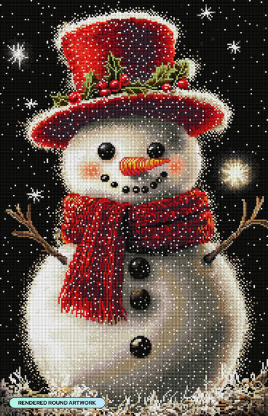 Frosty Friend ダイヤモンドアートキット | Diamond Art Club