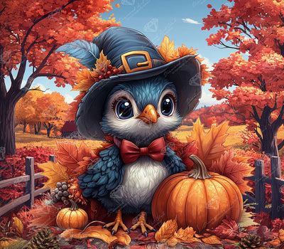 Diamond Painting Gobbler 25" x 22" (63.7cm x 55.8cm) / Square with 55 Colors including 3 ABs and 3 Fairy Dust Diamonds / 57,344