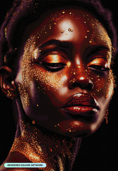 Golden Diamond Painting Kit – Diamond Art Club