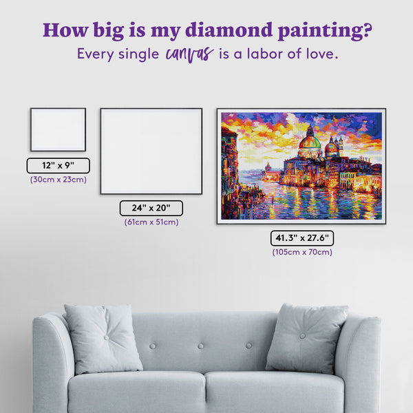 Grand Canal and Basilica Venice – Diamond Art Club