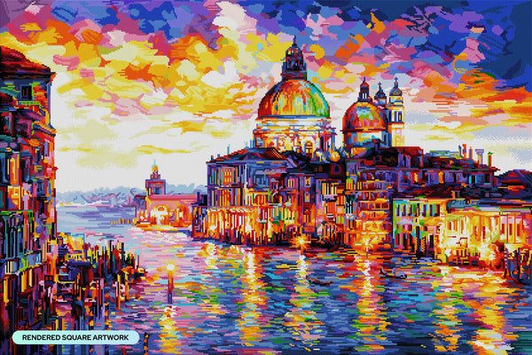 ダイヤモンドアートクラブ GrandCanalandBasilicaVenice grand-canal-and-basilica-