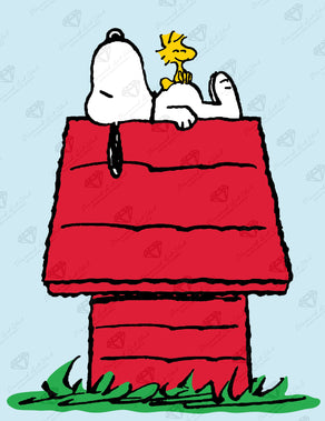 Diamond Painting Happiness is in the Little Things 13" x 17" (32.8cm x 42.6cm) / Round With 6 Colors including 1 Fairy Dust Diamonds / 17,784