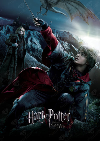 Diamond Painting Harry Potter and the Goblet of Fire™ 27.6" x 39" (70cm x 99cm) / Square With 56 Colors Including 2 ABs and 4 Fairy Dust Diamonds / 111,557