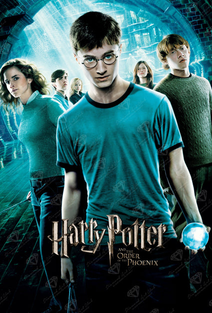 Diamond Painting Harry Potter and the Order of the Phoenix 26.4" x 39" (67cm x 99cm) / Square With 57 Colors Including 2 ABs and 2 Fairy Dust Diamonds / 106,793