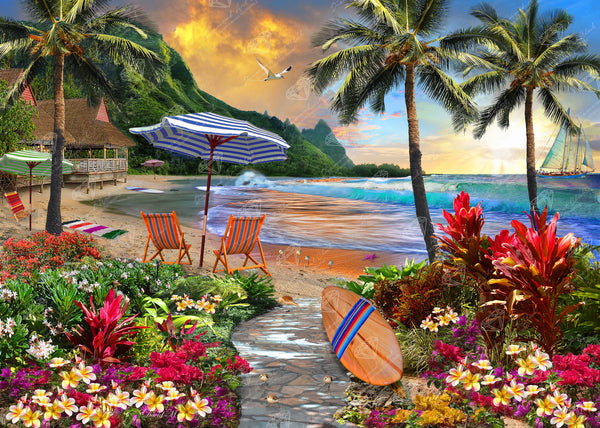 ダイヤモンドアートクラブ　Hawaiian Life hawaiian-life-diamond-art-