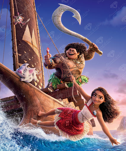 Diamond Painting Hear the Ocean's Call 25.6" x 30.7" (65cm x 77.9cm) / Square with 99 Colors including 3 ABs and 2 Fairy Dust Diamonds / 81,693