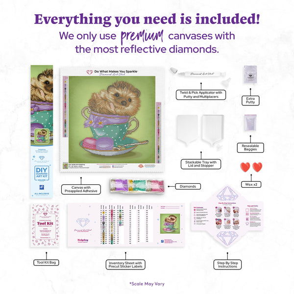 Hedgehog – Diamond Art Club