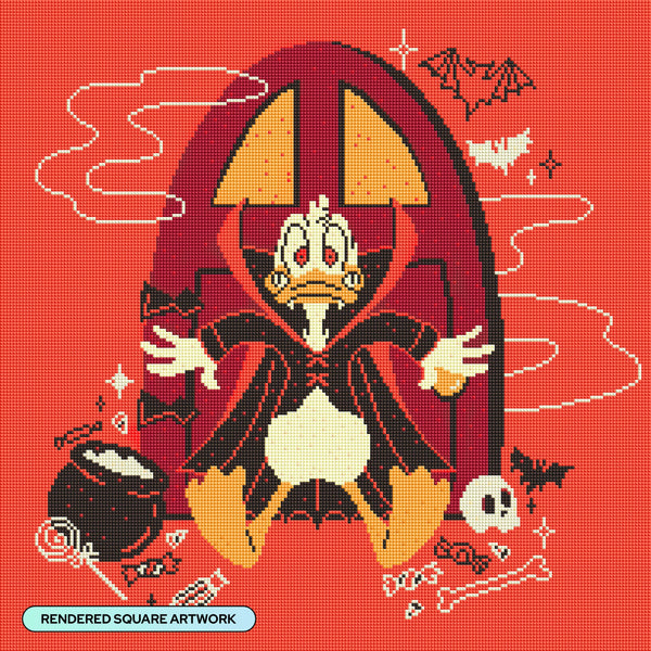 DAC ダイヤモンドアートキット 「HIDE INSIDE」 hide-inside-diamond-art-