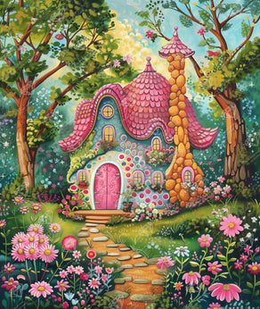 Diamond Painting Home Is Where the Heart Is 27.6" x 32.7" (69.9cm x 82.9cm) / Square with 82 Colors including 3 ABs and 4 Fairy Dust Diamonds / 93,573