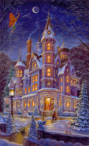 Diamond Painting Home Is Where the Magic Is 25.6" x 42.1" (65cm x 107cm) / Square with 58 Colors including 3 ABs and 1 Fairy Dust Diamonds / 111,969