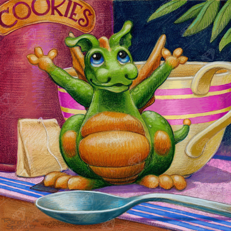Diamond Painting Huggable 13" x 13" (32.8cm x 32.8cm) / Round with 44 Colors including 2 ABs / 13,689