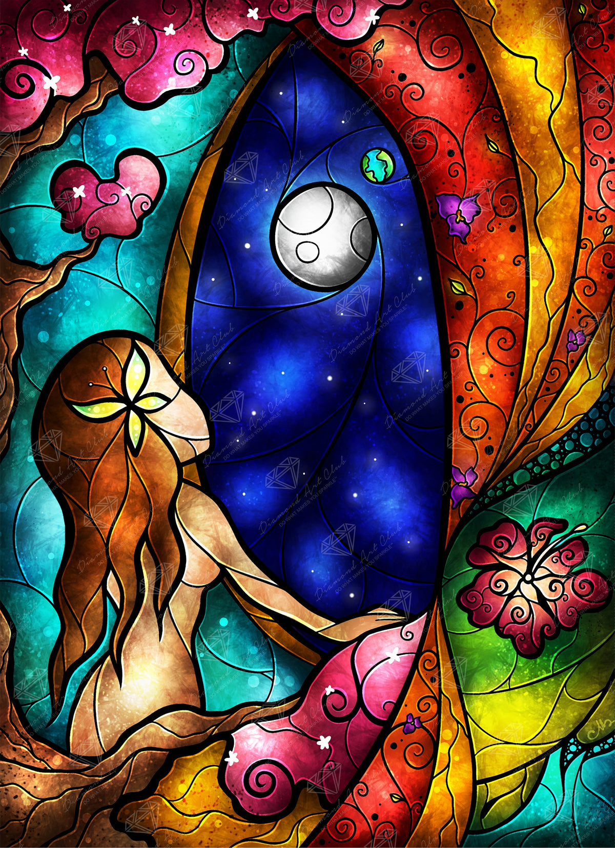 Diamond Painting I Miss You 21.6" x 29.9" (55cm x 76cm) / Round With 41 Colors including 2 ABs / 52,457