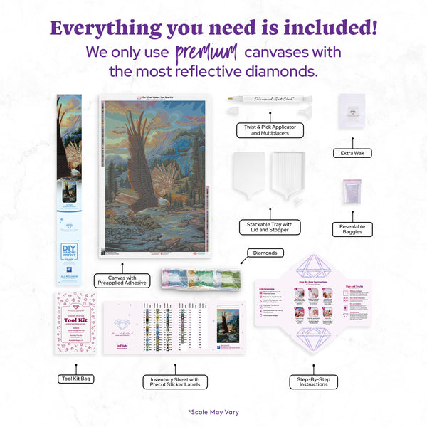 In Flight Diamond Painting Kit – Diamond Art Club