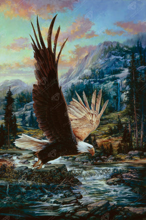 Diamond Painting In Flight 25.6" x 38.6" (65cm x 97.9cm) / Square With 65 Colors Including 6 Fairy Dust Diamonds / 102,573