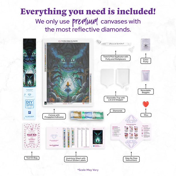 Into Wonderland Diamond Painting | Diamond Art Club™
