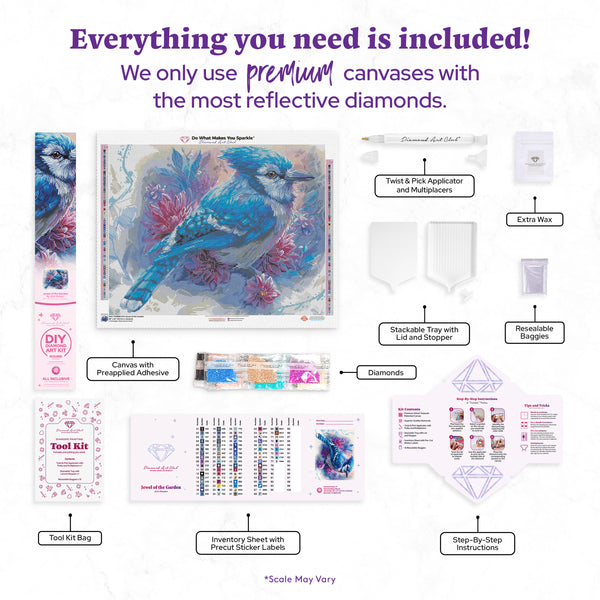 Jewel of the Garden Diamond Painting Kit – Diamond Art Club