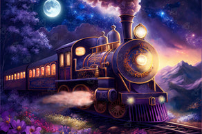 Diamond Painting Journey into Dreams 33" x 22" (83.6cm x 55.8cm) / Square with 66 Colors including 2 ABs and 3 Fairy Dust Diamonds / 75,264