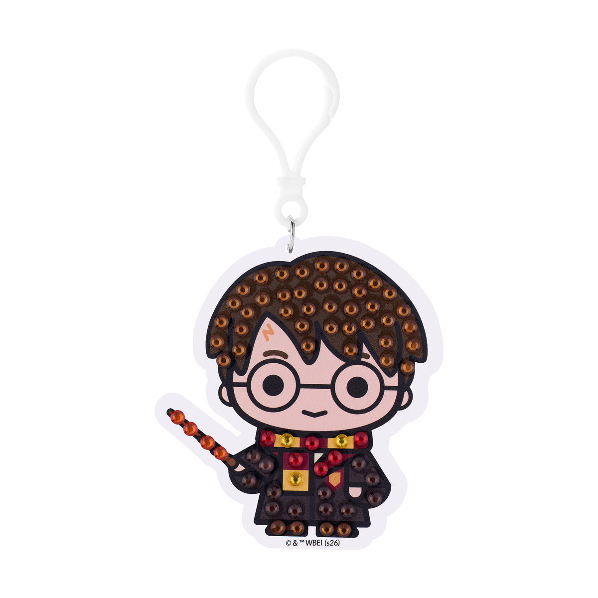 Diamond Painting Keychain - Harry Potter 3" x 3.3" (7.6cm x 8.3cm) / Round With 5 Colors including 5 Iridescent Diamonds / 170