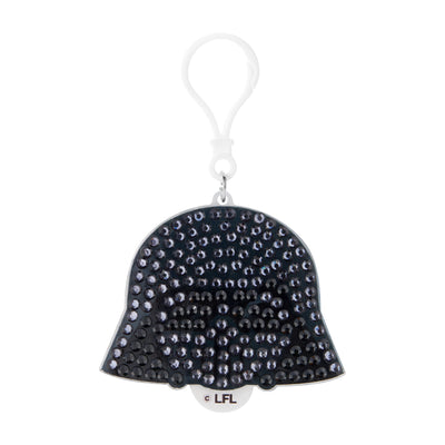 Diamond Painting Keychain - Vader's Shadow 3.14" x 2.55" (8cm x 6.5cm) / Round With 2 Colors including 1 Iridescent Diamond / 338