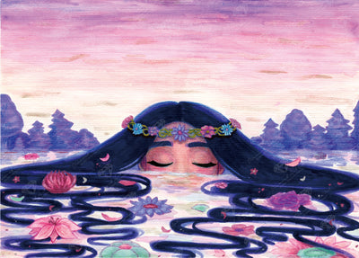 Diamond Painting Lac 28" x 20″ (71cm x 51cm) / Round With 42 Colors Including 4 ABs / 45,612