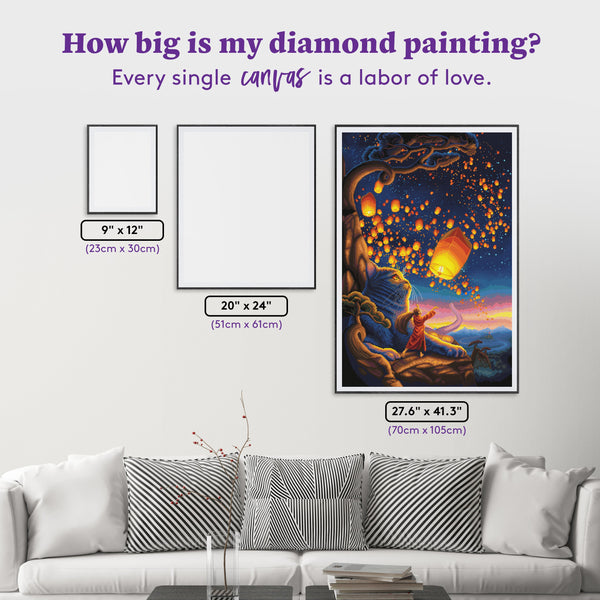 Lantern Cat – Diamond Art Club