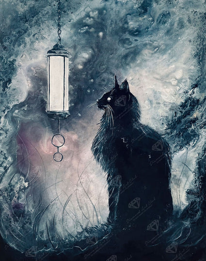 Diamond Painting Leave the Light On 22" x 28" (55.8cm x 70.7cm) / Square with 25 Colors including 1 AB and 2 Fairy Dust Diamonds / 63,616