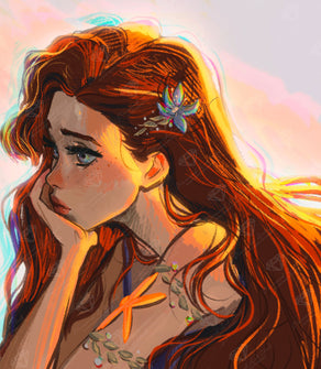 Diamond Painting Longing 22" x 25" (55.8cm x 64cm) / Round with 59 Colors including 5 ABs and 3 Fairy Dust Diamonds / 45,372