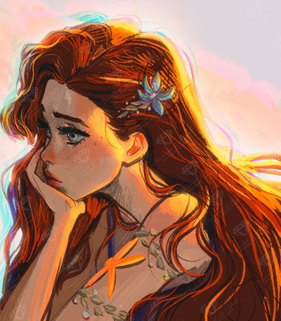 Diamond Painting Longing 22" x 25" (55.8cm x 64cm) / Round with 59 Colors including 5 ABs and 3 Fairy Dust Diamonds / 45,372