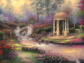 Diamond Painting Love's Infinity Garden 36.6" x 27.6" (93cm x 70cm) / Square with 56 Colors including 5 ABs and 1 Fairy Dust Diamond / 104,813
