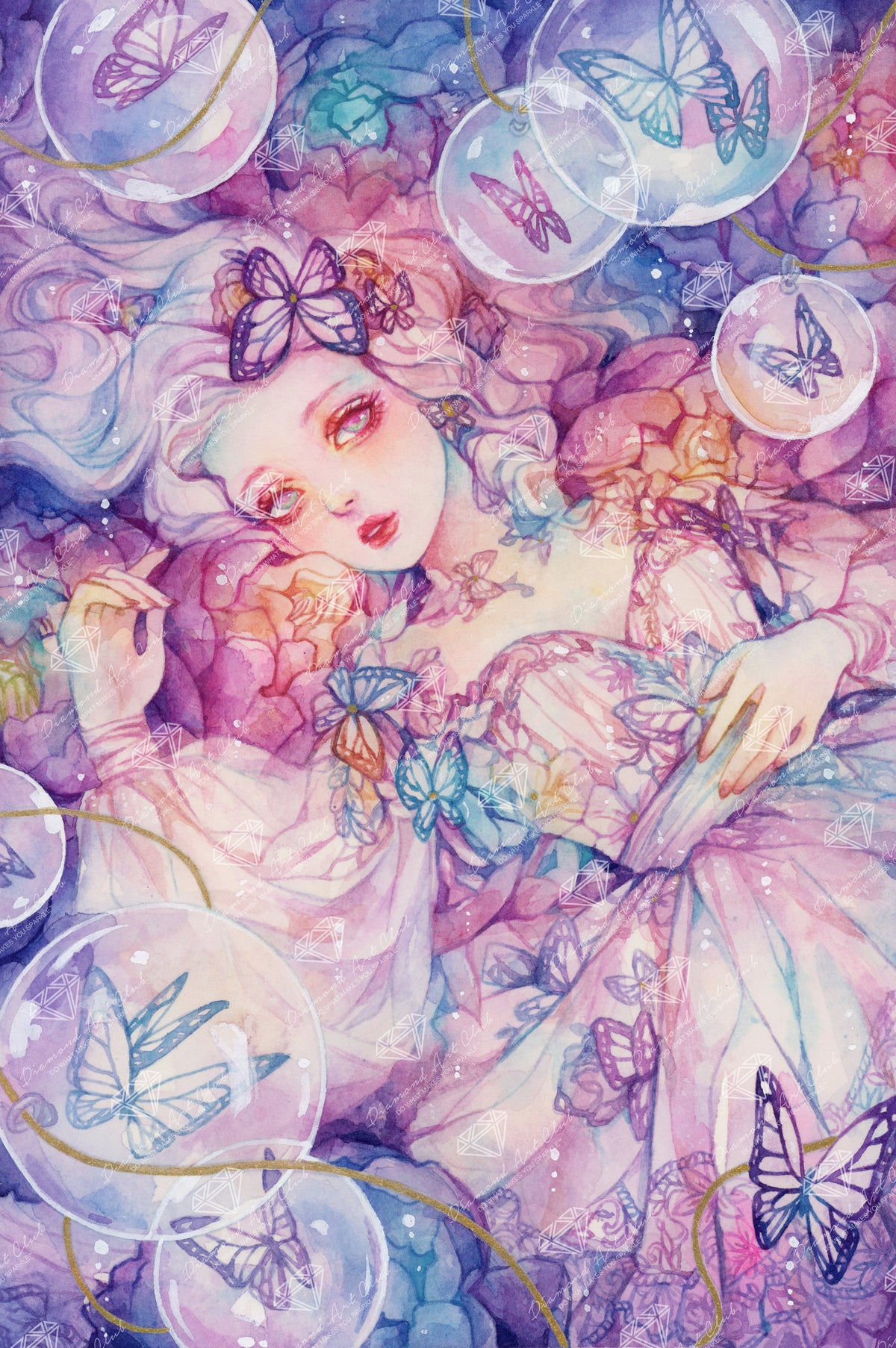 Diamond Painting Lumina 22" x 33" (55.6cm x 83.7cm) / Round with 84 Colors including 1 AB and 1 Electro Diamond and 4 Fairy Dust Diamonds / 61,408